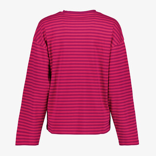TwoDay gestreept dames longsleeve shirt roze