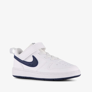 Nike Court Bordough Low jongens sneakers wit blauw
