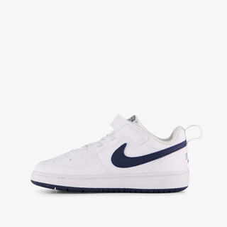 Nike Court Bordough Low jongens sneakers wit blauw