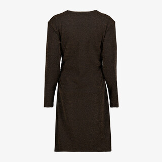 TwoDay dames party jurk zwart met gouden shimmer
