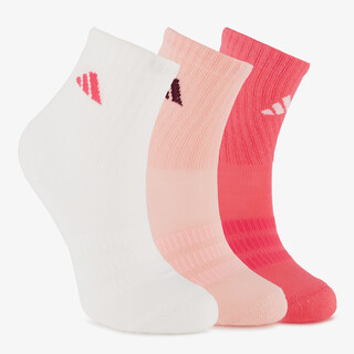 Adidas Cushioned Sportswear Crew kinder sokken roze
