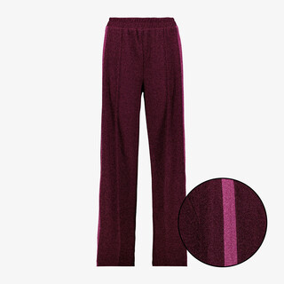 TwoDay dames broek met shimmer bordeauxrood