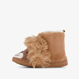 Thu!s hoge kinder pantoffels leeuw bruin