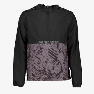 Osaga heren hardloop anorak zwart
