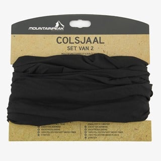 Mountain Peak multifunctionele colsjaal 2-pack