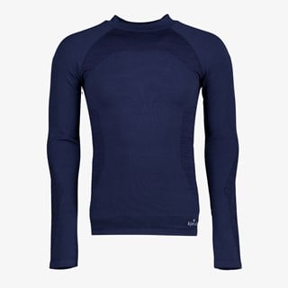 Kjelvik heren thermoshirt met lange mouwen blauw