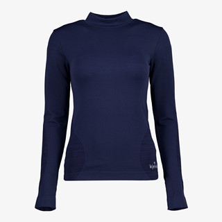 Kjelvik dames thermoshirt met lange mouwen blauw