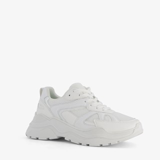 Blue Box dames dad sneakers wit