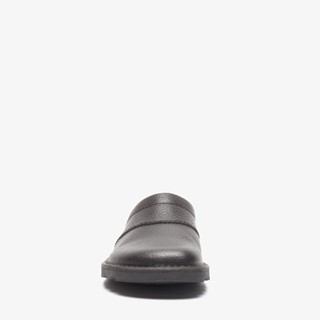 Natuform leren heren instap pantoffels