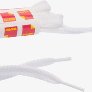 Witte veters plat 90 cm