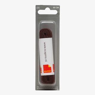 Bruine veters plat 90 cm
