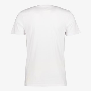 Unsigned heren T-shirt wit katoen ronde hals