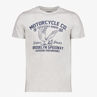 Unsigned heren T-shirt lichtgrijs