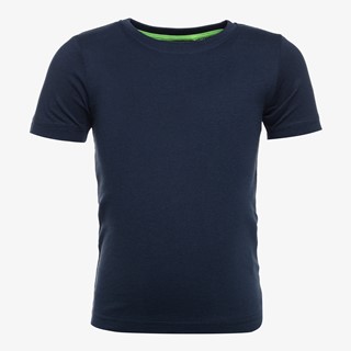 Unsigned jongens basic T-shirt blauw