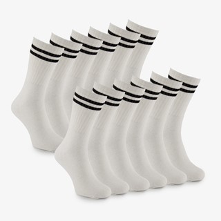 12 paar sportsokken wit