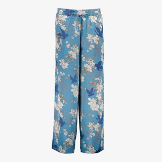 TwoDay dames pantalon blauw met print