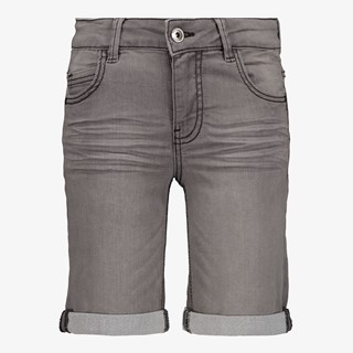 Unsigned jongens denim short grijs