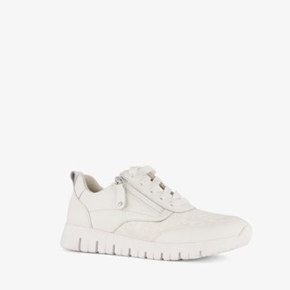 Tamaris Comfort leren dames sneakers wit