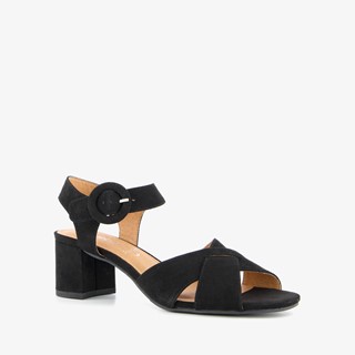 Blue Box dames sandalen met hak zwart