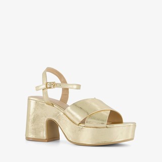 ONLY Shoes dames sandalen met hak goud