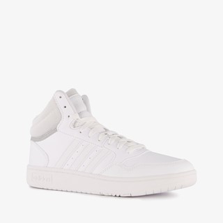 Adidas Hoops 3.0 Mid hoge kinder sneakers wit