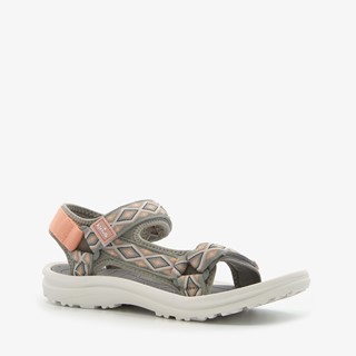 Kjelvik dames wandelsandalen grijs roze