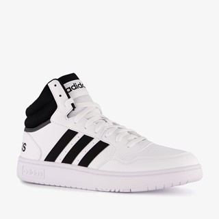 Adidas Hoops 3.0 Mid heren sneakers wit zwart