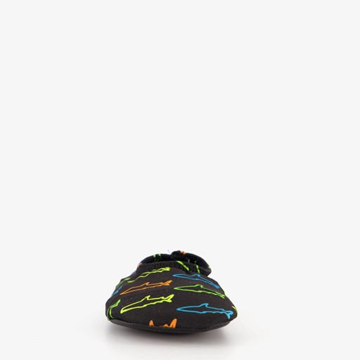 Kinder schoenen zwart neon