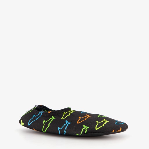 Kinder schoenen zwart neon