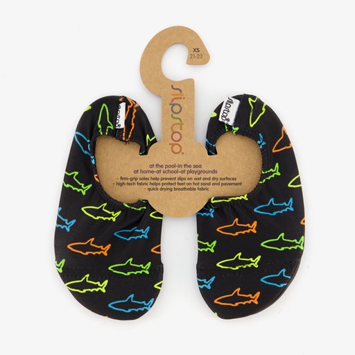 Kinder schoenen zwart neon