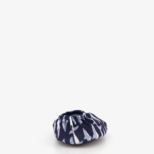 Kinder schoenen blauw met haaien