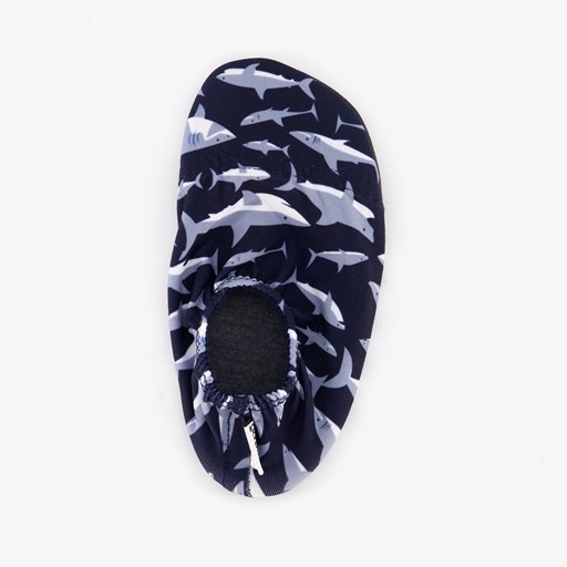 Kinder schoenen blauw met haaien