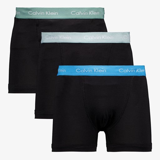 Heren boxershorts 3 paar zwart