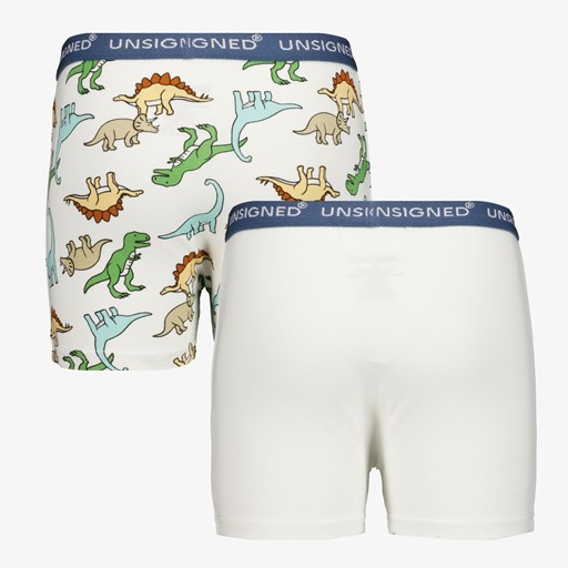 2-pack jongens boxershorts dino
