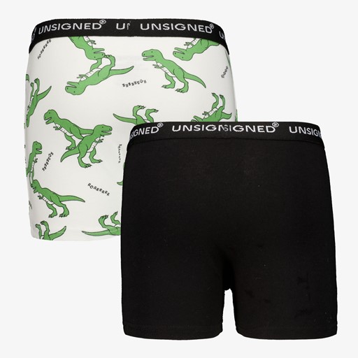 2-pack jongens boxershorts T-rex