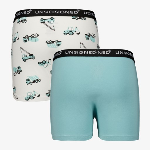 2-pack jongens boxershorts tractor