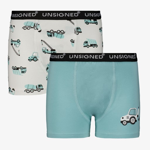 2-pack jongens boxershorts tractor