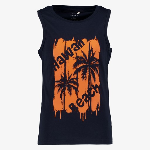 Name It jongens singlet donkerblauw oranje