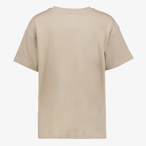 Name It jongens T-shirt met borstzakje beige