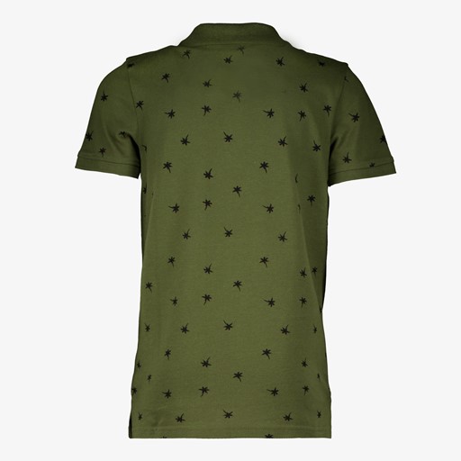 Jongens polo met palmbomen groen