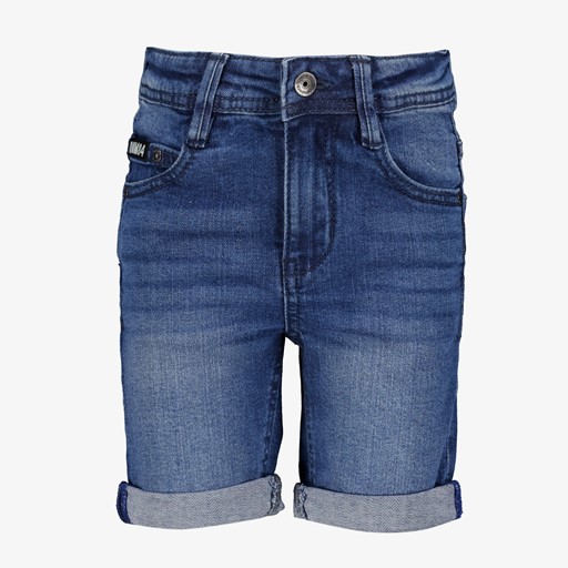 Jongens denim short donkerblauw