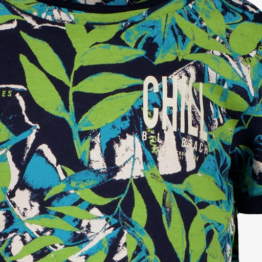 Jongens T-shirt met bladeren print