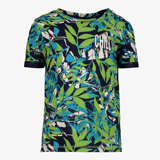 Jongens T-shirt met bladeren print