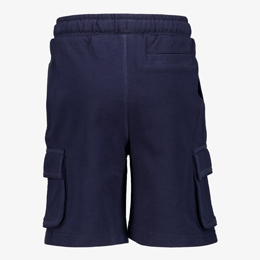 Jongens cargo sweat short donkerblauw