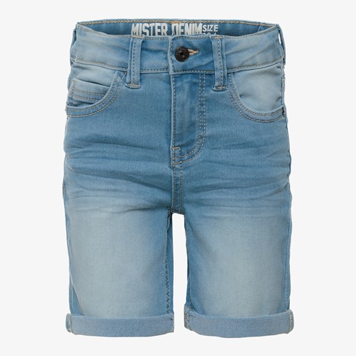 Jongens denim short lichtblauw