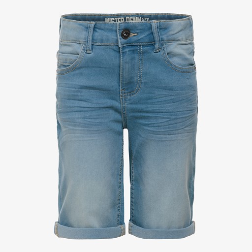 Jongens denim short lichtblauw