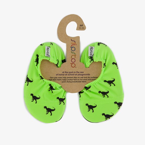 Kinder schoenen groen met dino
