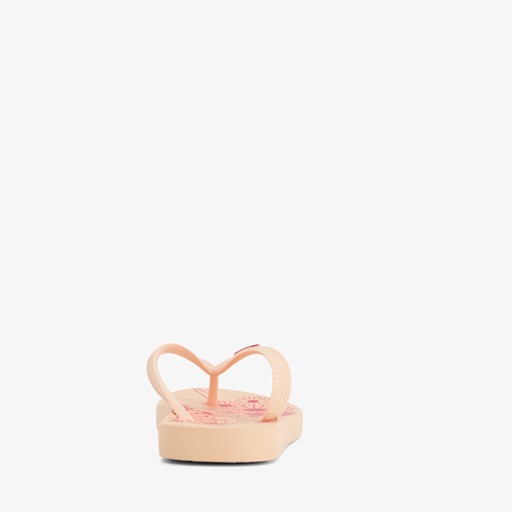 Kinder teenslippers met bloemenprint