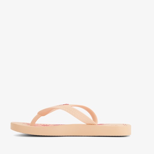 Kinder teenslippers met bloemenprint