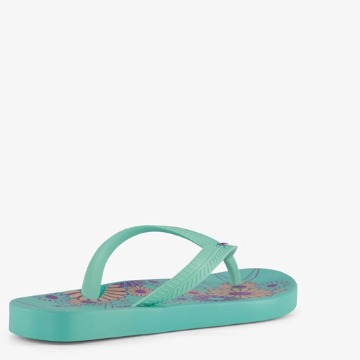 Kinder teenslippers met bloemenprint